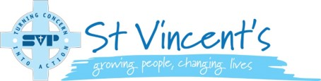 Logo for St Vincent’s Centre, Bradford, English Language course provider